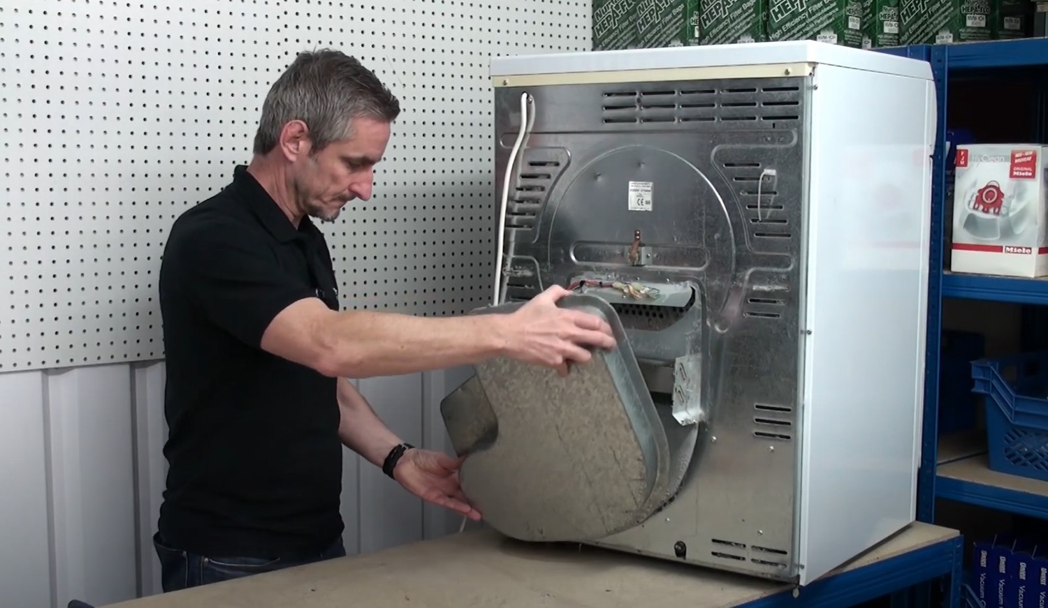 Tumble Dryer Thermostats Remove the Rear Cover